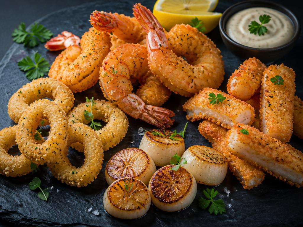 Fresh local seafood, fried to order